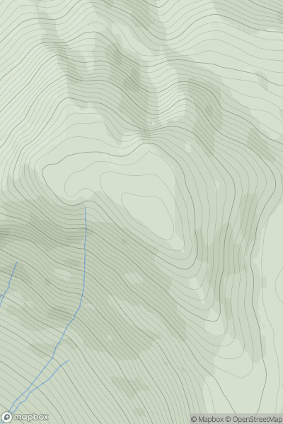 Thumbnail image for Sgorr Mhic Eacharna showing contour plot for surrounding peak