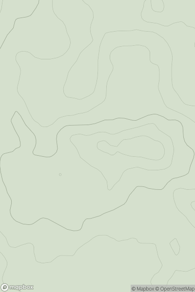 Thumbnail image for Glenvogie Fell showing contour plot for surrounding peak