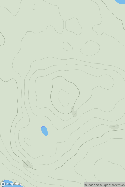 Thumbnail image for Torbay Hill showing contour plot for surrounding peak