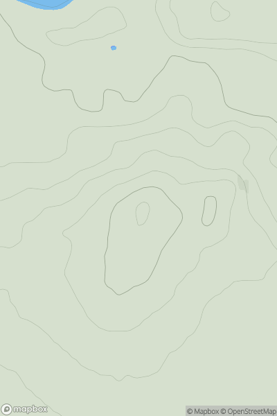 Thumbnail image for Repentance Hill showing contour plot for surrounding peak