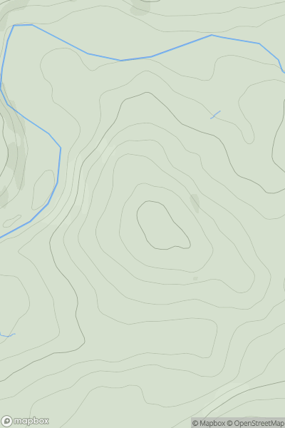 Thumbnail image for Sallochan Hill showing contour plot for surrounding peak