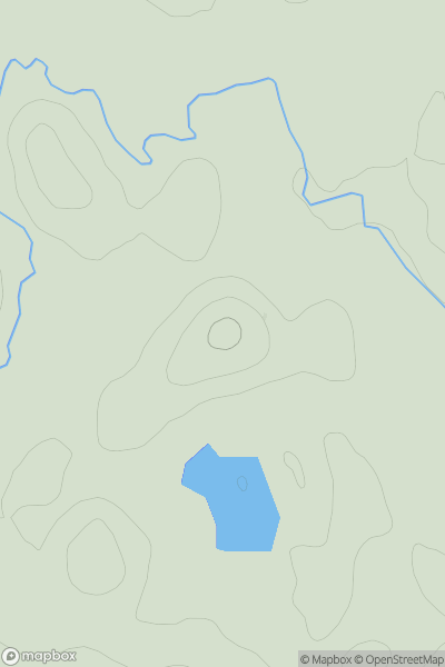 Thumbnail image for Kiln Hill showing contour plot for surrounding peak