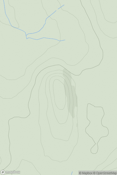 Thumbnail image for Drummilling Hill showing contour plot for surrounding peak