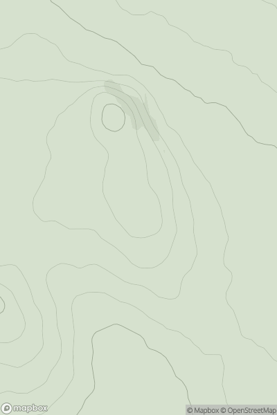 Thumbnail image for Highmains Hill showing contour plot for surrounding peak