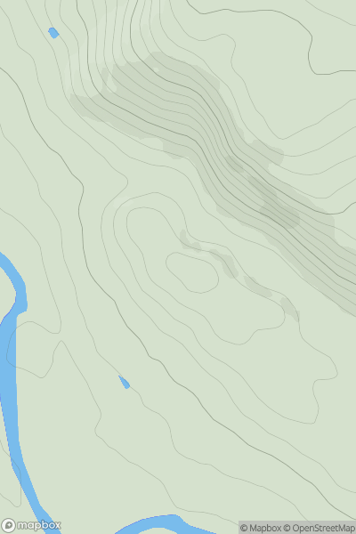 Thumbnail image for Belt Knowe showing contour plot for surrounding peak