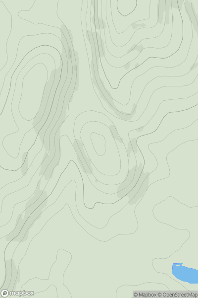 Thumbnail image for Barhastry Hill showing contour plot for surrounding peak