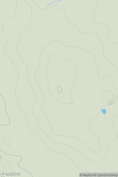 Thumbnail image for Torkatrine Hill showing contour plot for surrounding peak