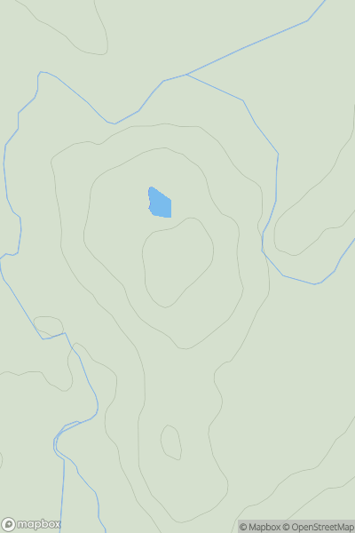 Thumbnail image for Cowans Hill showing contour plot for surrounding peak