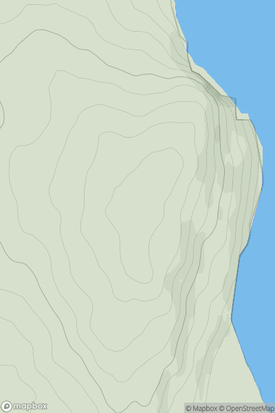 Thumbnail image for Clachan Hill showing contour plot for surrounding peak