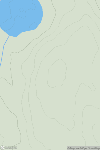 Thumbnail image for Cairn Connell Hill showing contour plot for surrounding peak