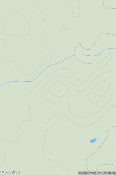 Thumbnail image for Barnshangan Hill showing contour plot for surrounding peak