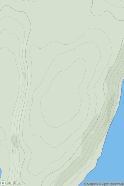 Thumbnail image for Farland Hill showing contour plot for surrounding peak