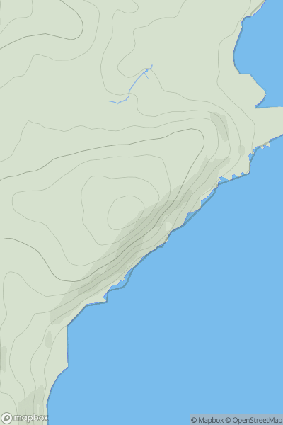 Thumbnail image for Torrs Hill showing contour plot for surrounding peak