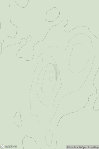 Thumbnail image for Corra Hill showing contour plot for surrounding peak