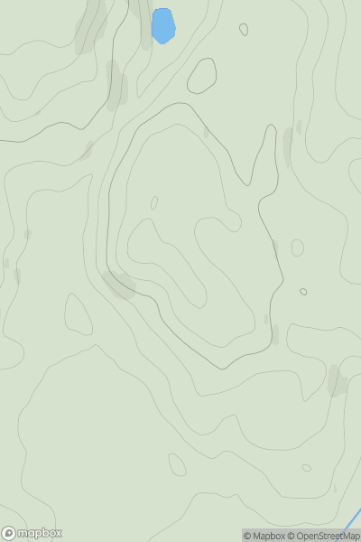 Thumbnail image for Boreland Hills showing contour plot for surrounding peak