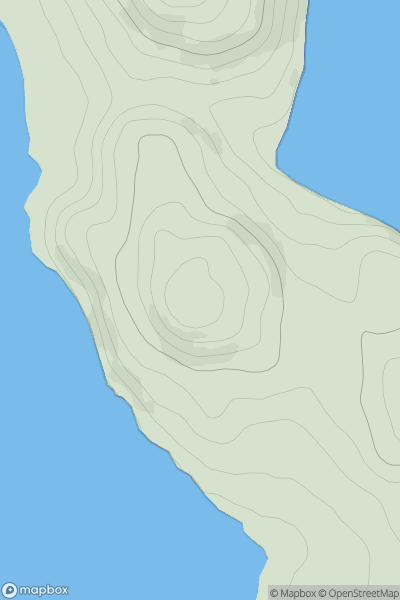 Thumbnail image for Drummannoch showing contour plot for surrounding peak