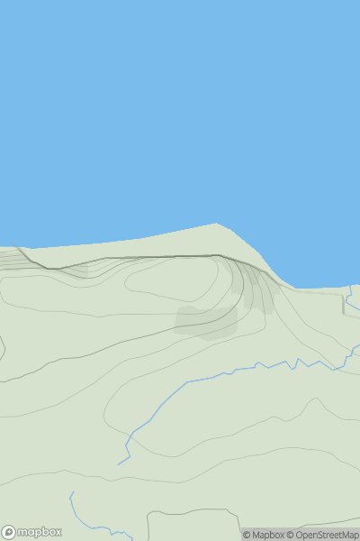 Thumbnail image for Heads of Ayr showing contour plot for surrounding peak
