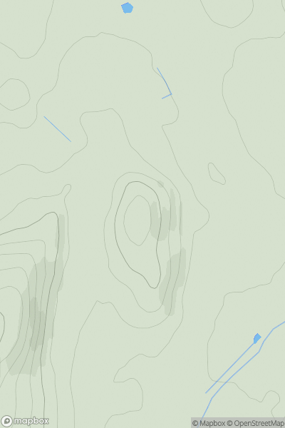 Thumbnail image for Campbelton Hill showing contour plot for surrounding peak