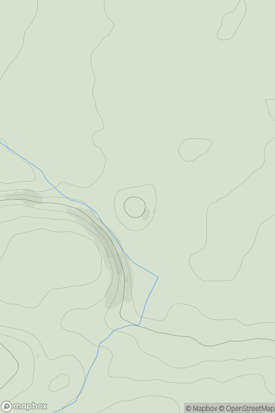 Thumbnail image for Dundonald Castle showing contour plot for surrounding peak