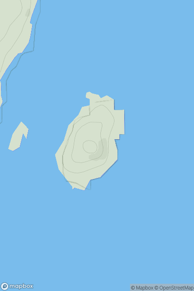 Thumbnail image for Little Ross showing contour plot for surrounding peak