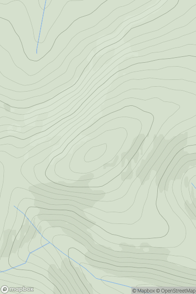 Thumbnail image for Turkey Hill showing contour plot for surrounding peak