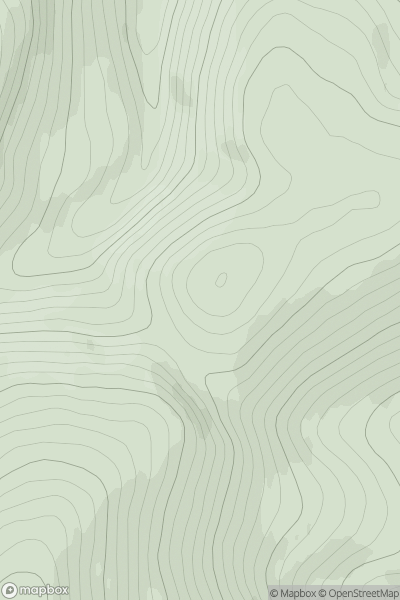 Thumbnail image for Little Craigie Side showing contour plot for surrounding peak