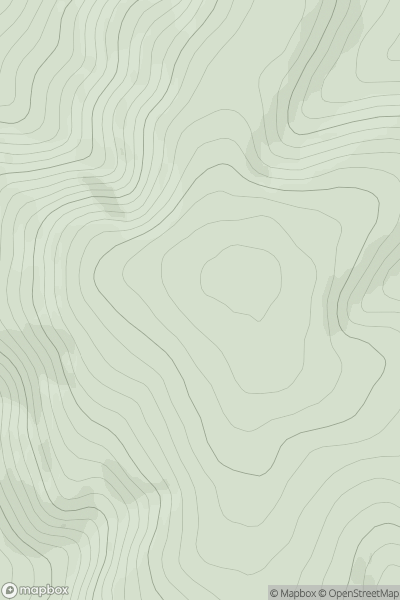Thumbnail image for Laverhay Height showing contour plot for surrounding peak
