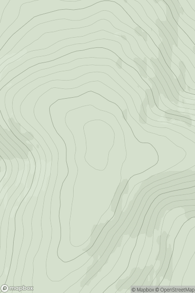 Thumbnail image for Rough Knowe showing contour plot for surrounding peak