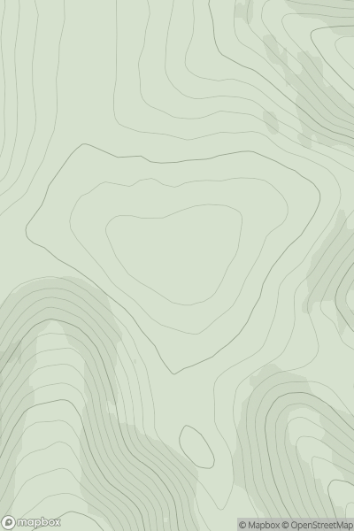 Thumbnail image for Peatshank Head showing contour plot for surrounding peak