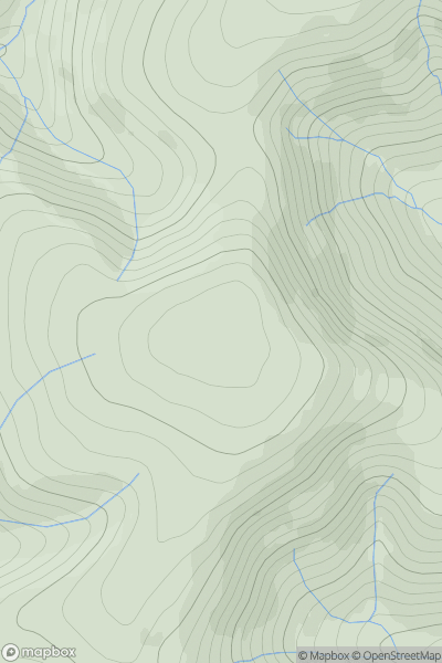 Thumbnail image for Crumpton Hill showing contour plot for surrounding peak
