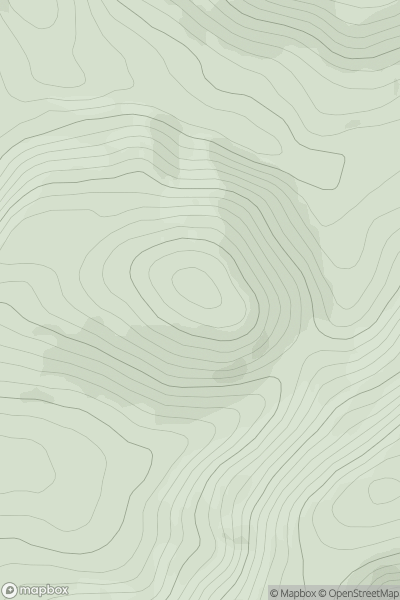 Thumbnail image for Yadburgh Hill showing contour plot for surrounding peak
