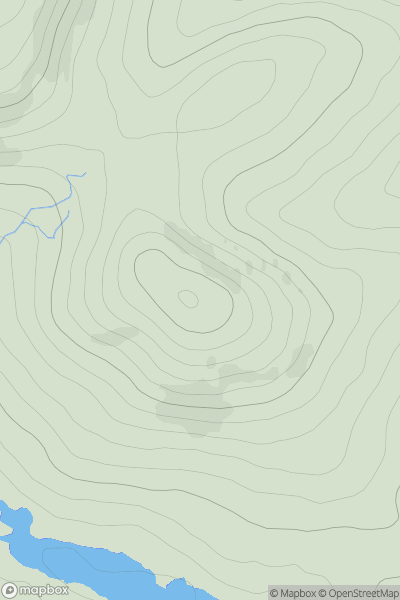 Thumbnail image for King Seat showing contour plot for surrounding peak
