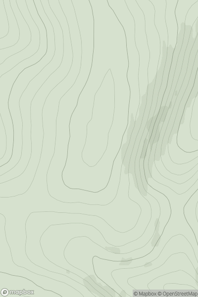 Thumbnail image for Curly Cairn showing contour plot for surrounding peak