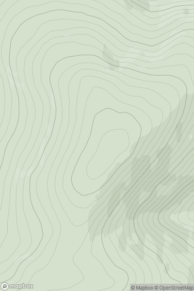 Thumbnail image for Wallace's Hill showing contour plot for surrounding peak