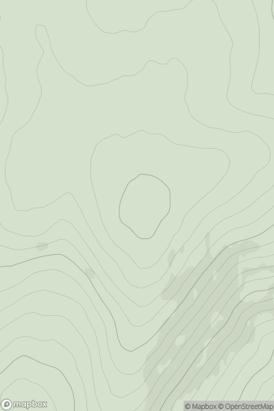 Thumbnail image for Saughtree Fell showing contour plot for surrounding peak
