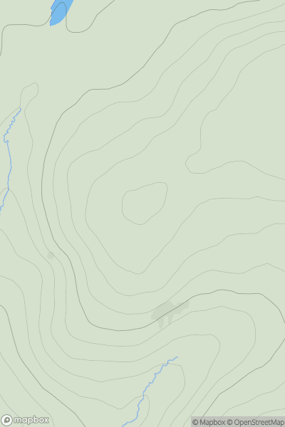 Thumbnail image for Archie Hill showing contour plot for surrounding peak