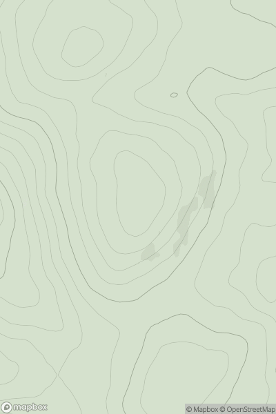 Thumbnail image for Sauchie Law showing contour plot for surrounding peak