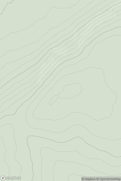 Thumbnail image for Wull Muir showing contour plot for surrounding peak