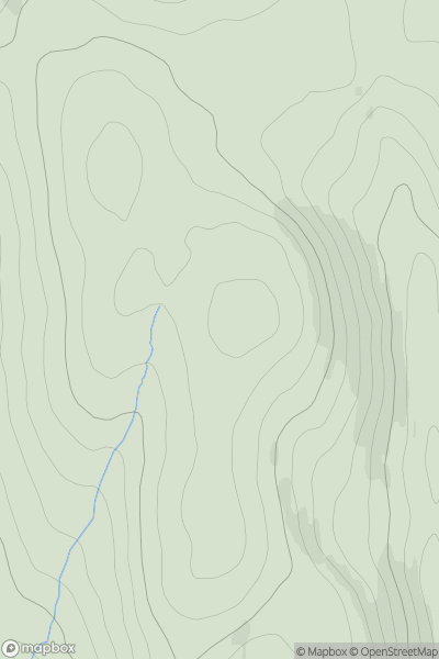 Thumbnail image for Drowningdub Knowes showing contour plot for surrounding peak