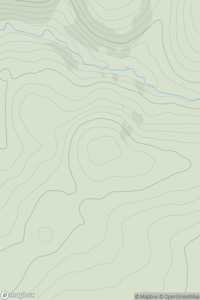 Thumbnail image for South Grain Pike showing contour plot for surrounding peak