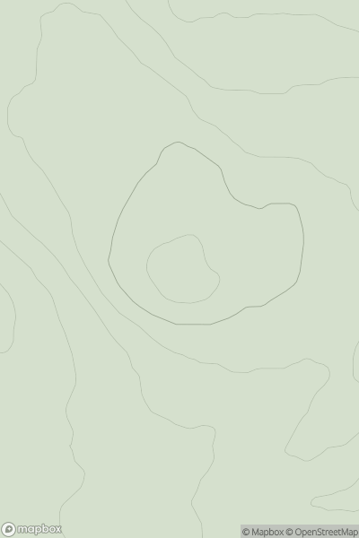 Thumbnail image for Henshaw Hill showing contour plot for surrounding peak