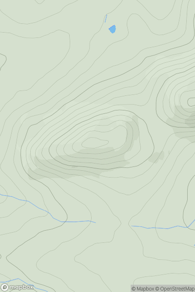 Thumbnail image for Goshen Hill showing contour plot for surrounding peak
