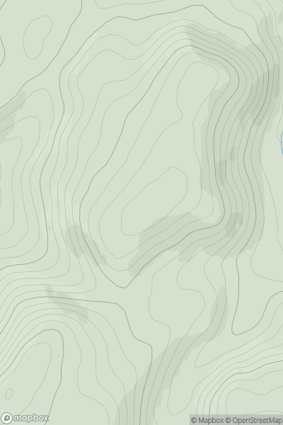 Thumbnail image for Langside Law showing contour plot for surrounding peak