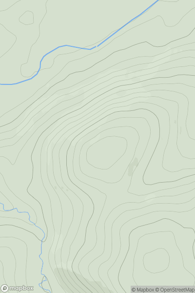 Thumbnail image for Eldinhope North Hill showing contour plot for surrounding peak