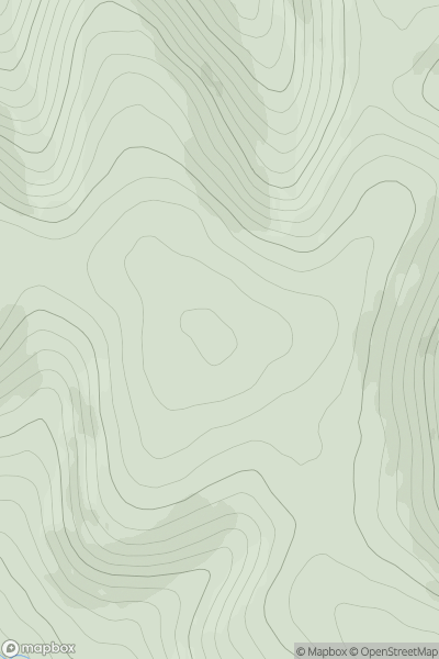 Thumbnail image for Whitecleuch Fell showing contour plot for surrounding peak
