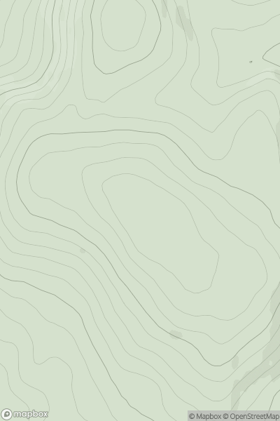 Thumbnail image for Fingland Fell showing contour plot for surrounding peak