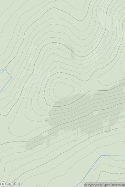 Thumbnail image for Knowehead Hill showing contour plot for surrounding peak