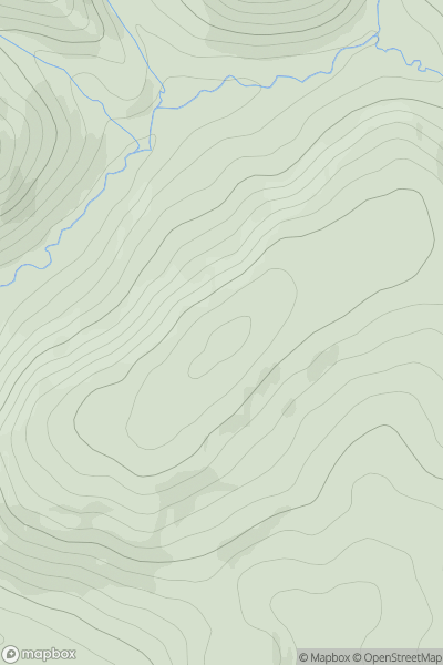 Thumbnail image for Fasset Hill showing contour plot for surrounding peak
