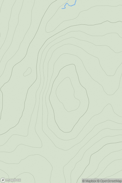 Thumbnail image for Byrelee Hill showing contour plot for surrounding peak