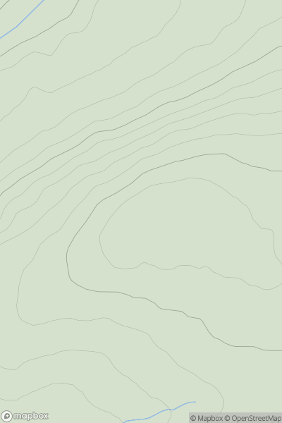 Thumbnail image for Cakemuir Hill showing contour plot for surrounding peak